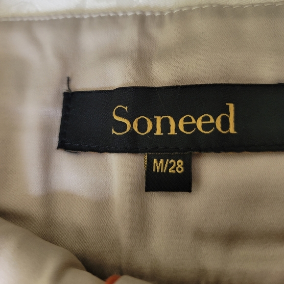 Soneed Orange Straight Leg Pants Size 28 M - Picture 11 of 13